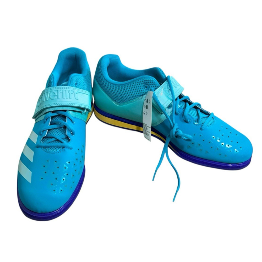 Adidas Powerlift 3.1 Weightlifting Shoes Men's 15 Energy Blue Training Sneakers - Picture 6 of 13